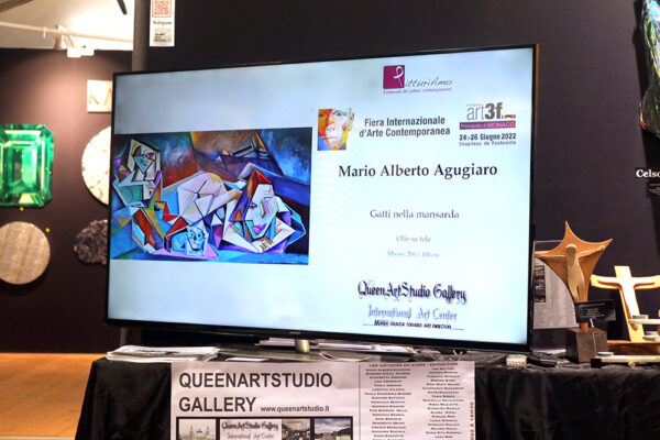 Videoesposizione delle opere degli Artisti alla Fiera di Marsiglia